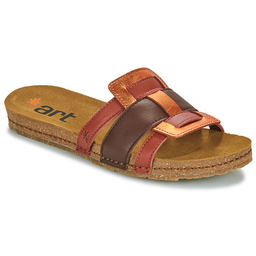 Shoes Women Sandals Art CRETA Brown / Coppery