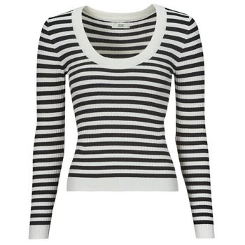 Clothing Women jumpers JDY JDYPLUM Black / White