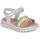 Shoes Girl Sandals Pablosky  White / Multicolour