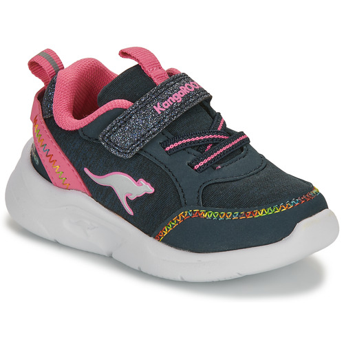 Shoes Girl Low top trainers Kangaroos KY-Chummy EV Marine / Pink