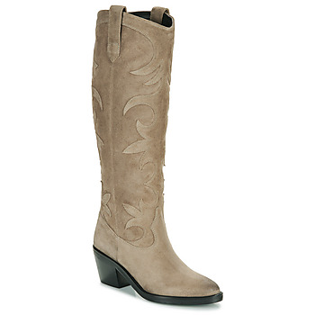 Shoes Women Boots JB Martin JACKIE Crust / Velvet / Taupe