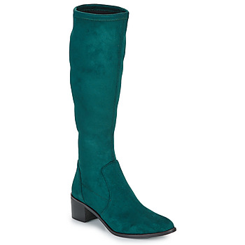 Shoes Women Boots JB Martin JOE Canvas / Suede / St / Emerald