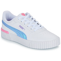 Shoes Girl Low top trainers Puma Carina 2.0 Bouncy Sky Jr White / Pink / Blue