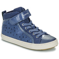 Shoes Girl High top trainers Geox J KALISPERA GIRL Marine