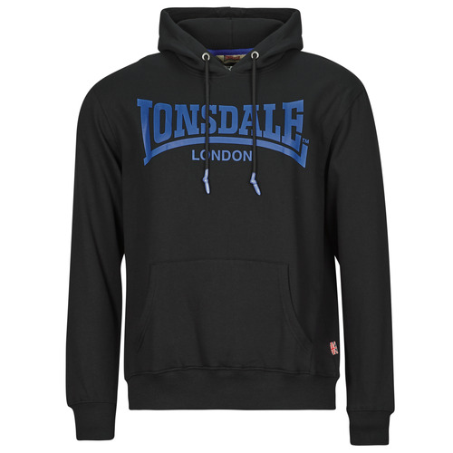 Clothing Men sweaters Lonsdale CHATSWORTH Black / Blue