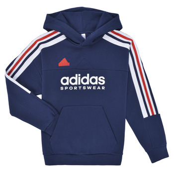 Clothing Boy sweaters Adidas Sportswear Tiro Nations Pack Hood Marine