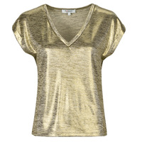 Clothing Women short-sleeved t-shirts Morgan DAYA1 Gold