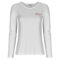 Clothing Women Long sleeved shirts Morgan TMATEO White / Red