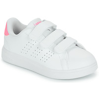 Shoes Girl Low top trainers Adidas Sportswear ADVANTAGE BASE 2.0 CF C White / Pink