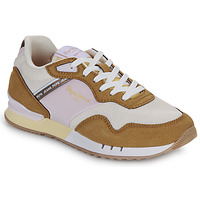 Shoes Girl Low top trainers Pepe jeans LONDON GLAM G Camel / Pink