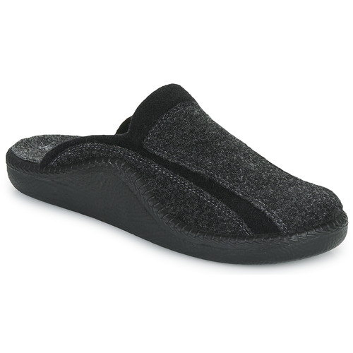 Shoes Men Slippers Josef Seibel MONACO H 12 Grey / Black