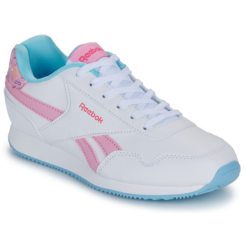 Shoes Girl Low top trainers Reebok Classic REEBOK ROYAL CL JOG 3.0 White / Pink