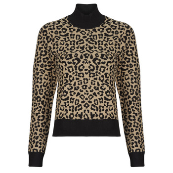 Clothing Women jumpers Vero Moda VMARIA  Brown / Black