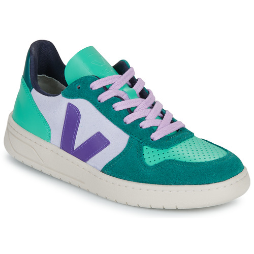 Shoes Women Low top trainers Veja V-10 Green