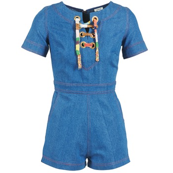 Clothing Women Jumpsuits / Dungarees Manoush LACET Blue / Jean