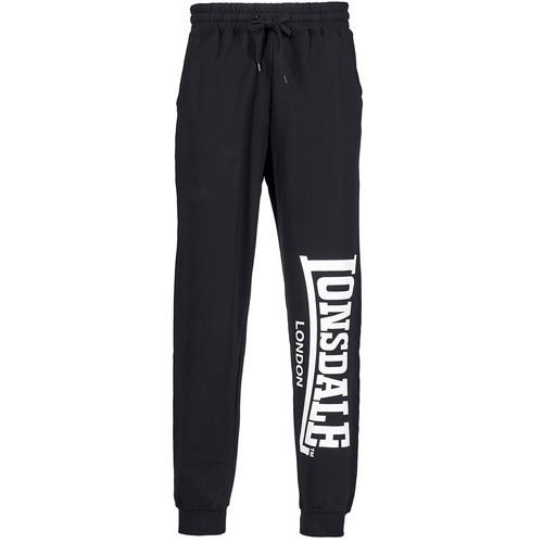 Clothing Men Tracksuit bottoms Lonsdale LARGE LOGO Black