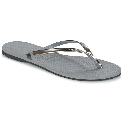 Shoes Women Flip flops Havaianas YOU METALLIC Grey