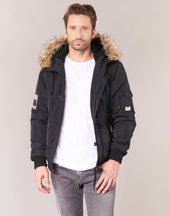 Clothing Men Duffel coats Lonsdale JARRETH Black