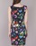 Clothing Women Short Dresses Love Moschino WVG3100 Black / Multicolour