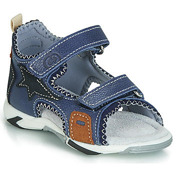 Schoenen Jongens Sandalen / Open schoenen Citrouille et Compagnie JATILEME Blauw / Clair