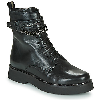 Schoenen Dames Laarzen Mjus TRIPLE STRAP Zwart