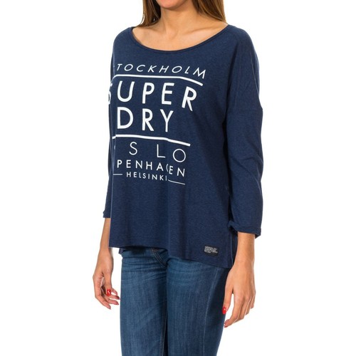 Textiel Dames Truien Superdry G60119XNS-YJX Blauw