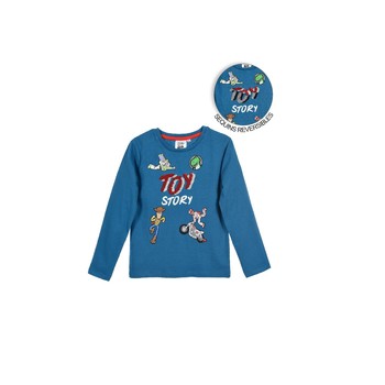 Textiel Jongens T-shirts met lange mouwen TEAM HEROES  TOY STORY Blauw