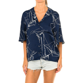 Textiel Dames Tops / Blousjes Superdry W4010021A-3VP Blauw