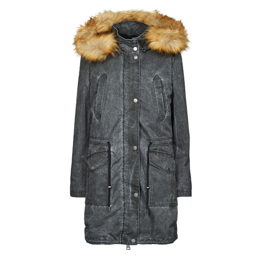 Textiel Dames Parka jassen Guess BERENICE PARKA Zwart