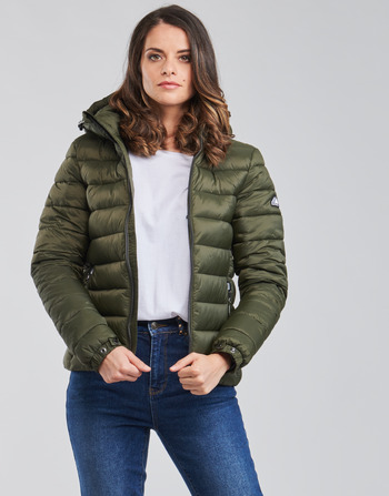 Textiel Dames Dons gevoerde jassen Superdry CLASSIC FUJI PUFFER JACKET Kaki