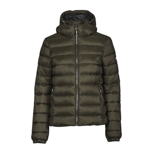 Textiel Dames Dons gevoerde jassen Superdry CLASSIC FUJI PUFFER JACKET Kaki