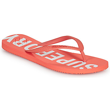 Schoenen Dames Teenslippers Superdry Code Essential Flip Flop Koraal