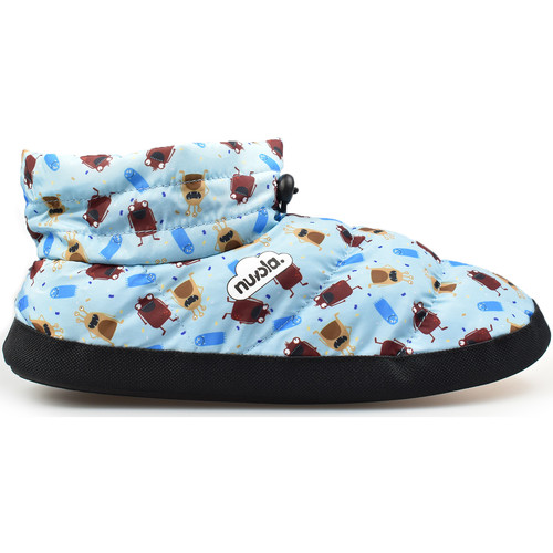 Schoenen Sloffen Nuvola. Boot Home Printed 21 Mostro Blauw