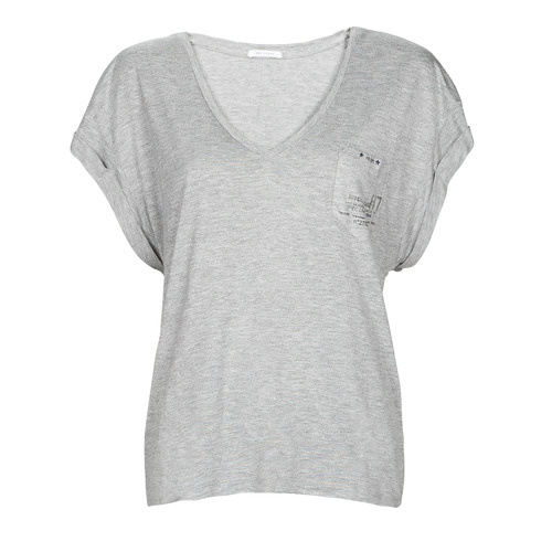 Textiel Dames T-shirts korte mouwen Ikks BV10025 Grijs