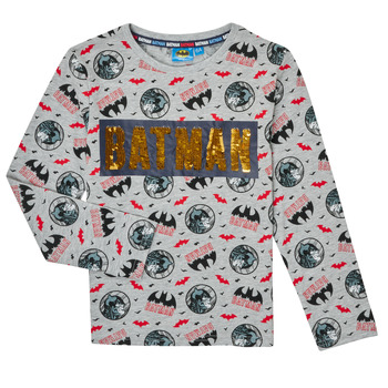 Textiel Jongens T-shirts met lange mouwen TEAM HEROES  T-SHIRT BATMAN Multicolour