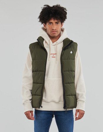 Textiel Heren Dons gevoerde jassen Superdry SPORTS PUFFER GILET Moss