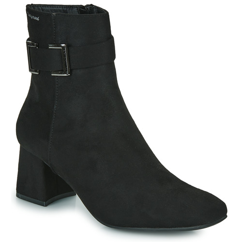 Schoenen Dames Enkellaarzen Moony Mood VERONICA Zwart