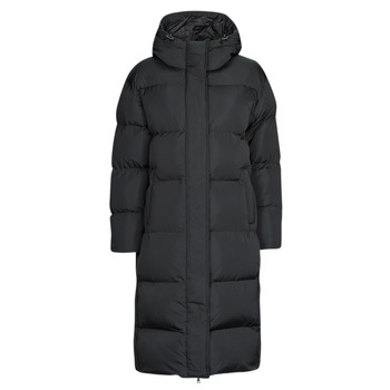 Textiel Dames Dons gevoerde jassen Superdry STUDIOS LONGLINE DUVET COAT Zwart