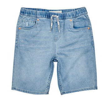 Textiel Jongens Korte broeken / Bermuda's Levi's LVB SKINNY DOBBY SHORT Blauw