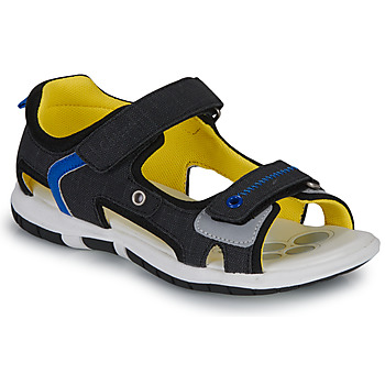 Schoenen Jongens Sandalen / Open schoenen Chicco FASH Marine / Geel