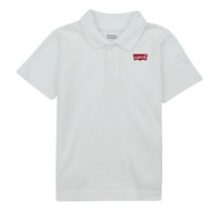 Textiel Jongens Polo's korte mouwen Levi's BACK NECK TAPE POLO Wit