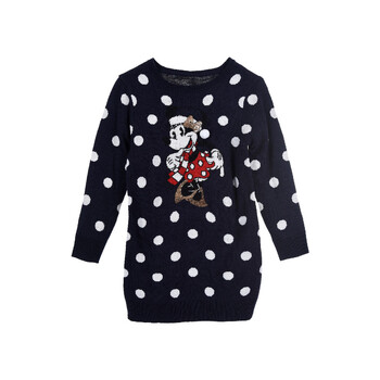 Textiel Meisjes Korte jurken TEAM HEROES  ROBE MINNIE MOUSE Marine