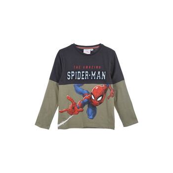 Textiel Jongens T-shirts met lange mouwen TEAM HEROES  T SHIRT SPIDERMAN Grijs