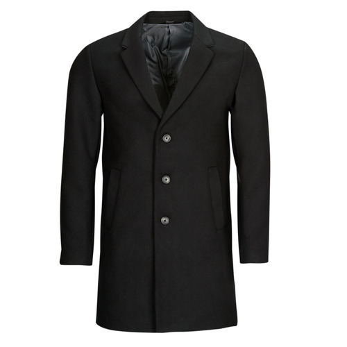 Textiel Heren Mantel jassen Jack & Jones JJEMORRISON WOOL COAT SN Zwart