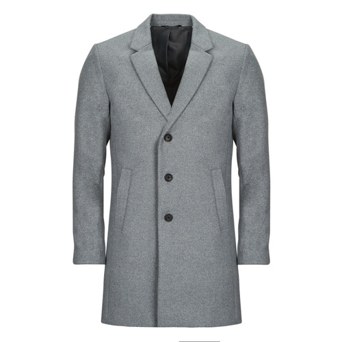 Textiel Heren Mantel jassen Jack & Jones JJEMORRISON WOOL COAT SN Grijs