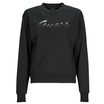 Textiel Dames Sweaters / Sweatshirts Guess CN GUESS SHINY SWEATSHIRT Zwart