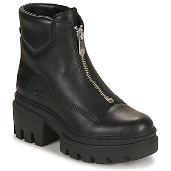 Schoenen Dames Laarzen Timberland EVERLEIGH BOOT FRONT ZIP Zwart