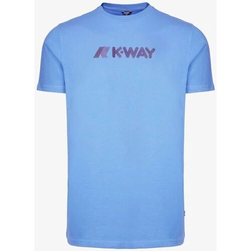 Textiel Heren T-shirts korte mouwen K-Way  Blauw