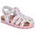 Schoenen Meisjes Sandalen / Open schoenen Kickers SUMMERTAN Wit / Roze