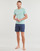 Textiel Heren Zwembroeken/ Zwemshorts Polo Ralph Lauren MAILLOT DE BAIN UNI EN POLYESTER RECYCLE Marine / Wit